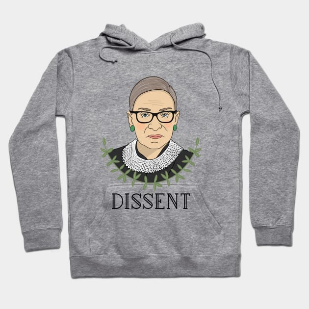 Ruth Bader Ginsburg Hoodie by RememberNovember